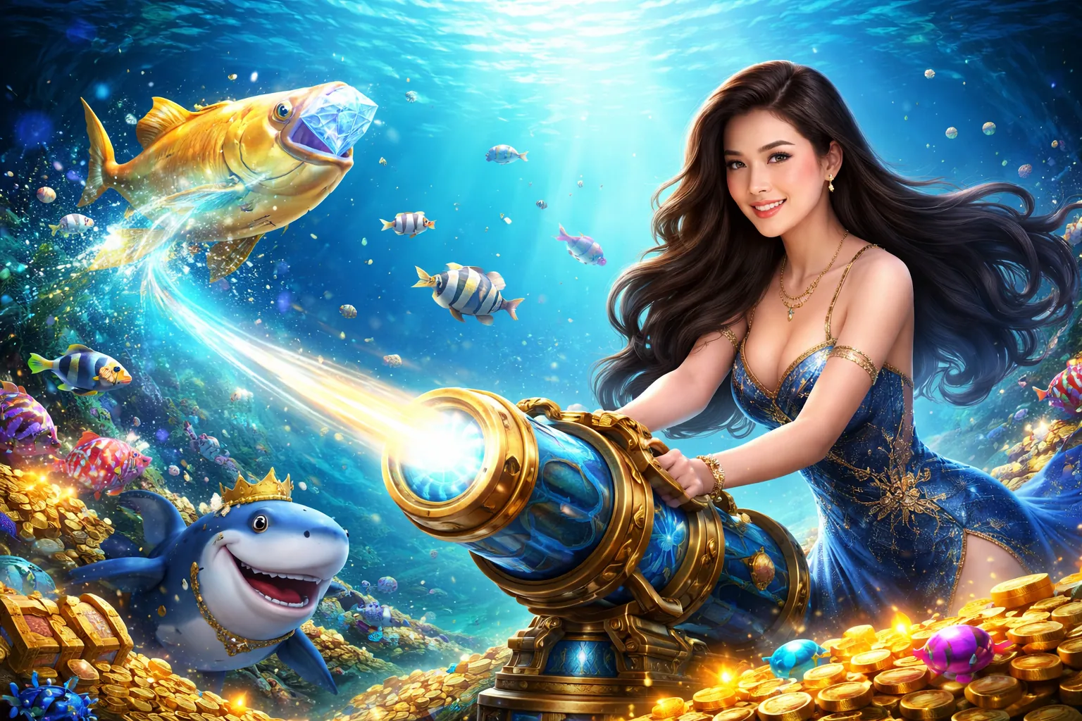 Giao diện game Bắn Cá Twin sống động