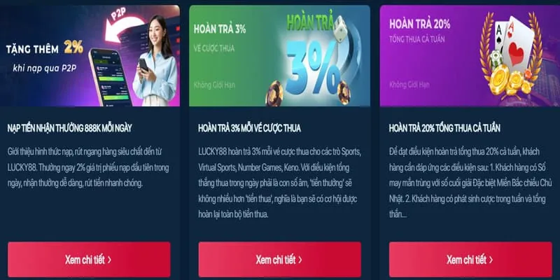 Thông báo khuyến mãi casino Kingfun